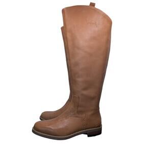 Franco Sarto Tall Hand Finished Leather Riding Boots Cognac 7-7.5*** Equestrian